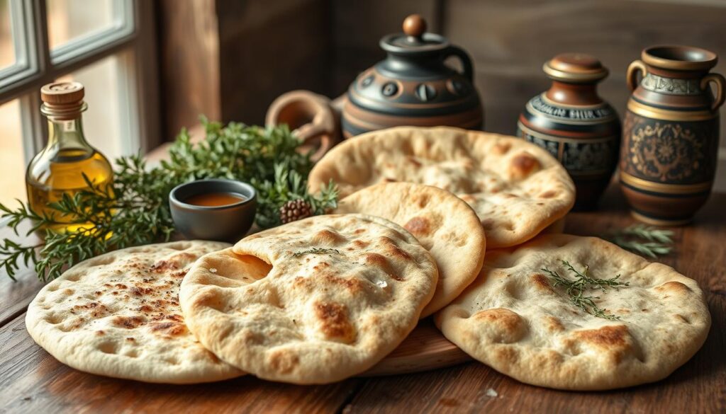 Greek flatbreads and their history