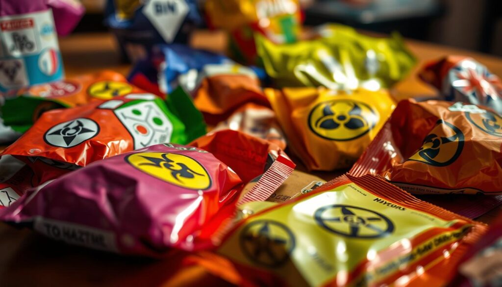 toxic chemicals in food wrappers